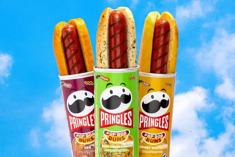 Canned hot dog buns are being released later this month to celebrate National Hot Dog Day (Pringles)