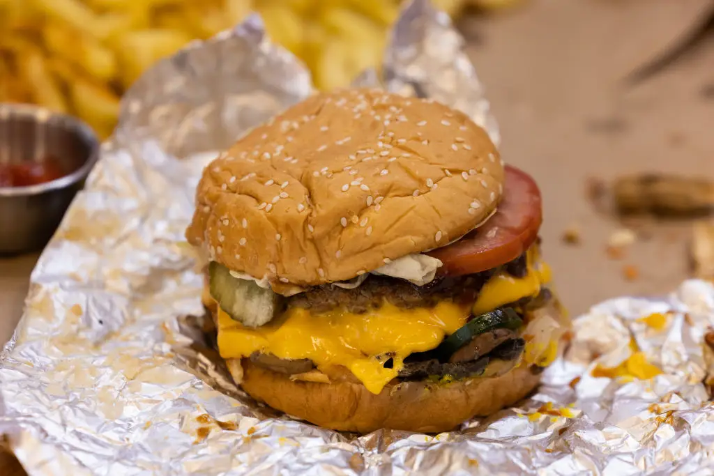 Five Guys might be expensive, but their burgers are sensational (Bloomberg / Contributor/Getty Images)