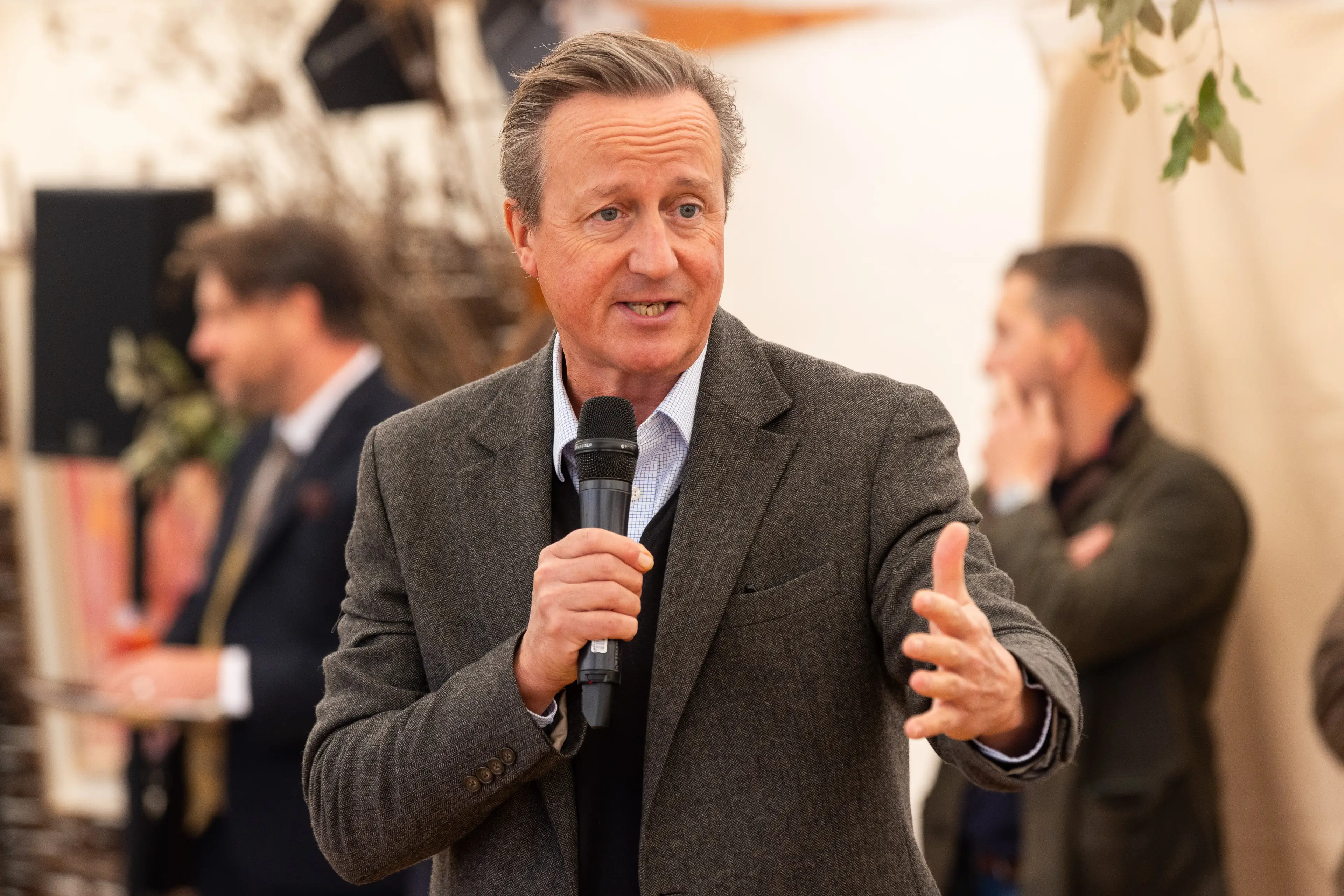 David Cameron was at The Farmer's Dog pub (Hoda Davaine/Getty Images for Cornbury House Horse Trials)