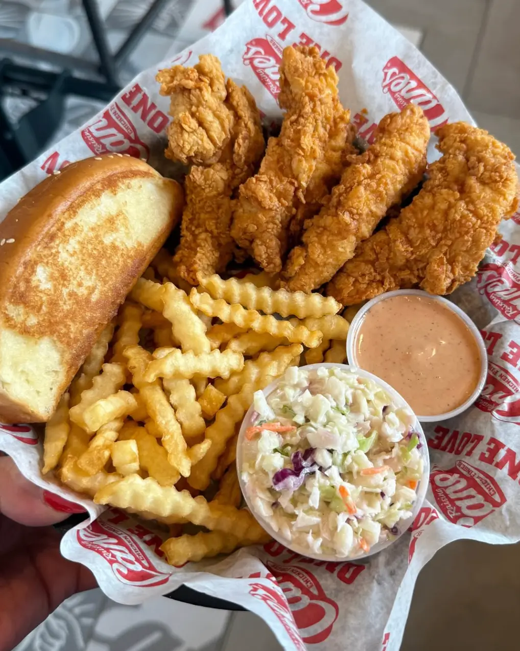 Fans have been weighing on on the new opening, with some hoping the company will open branches outside of London (Instagram/@raisingcanes)