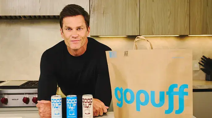 The sports star has praised the new organic drink (GoPuff)