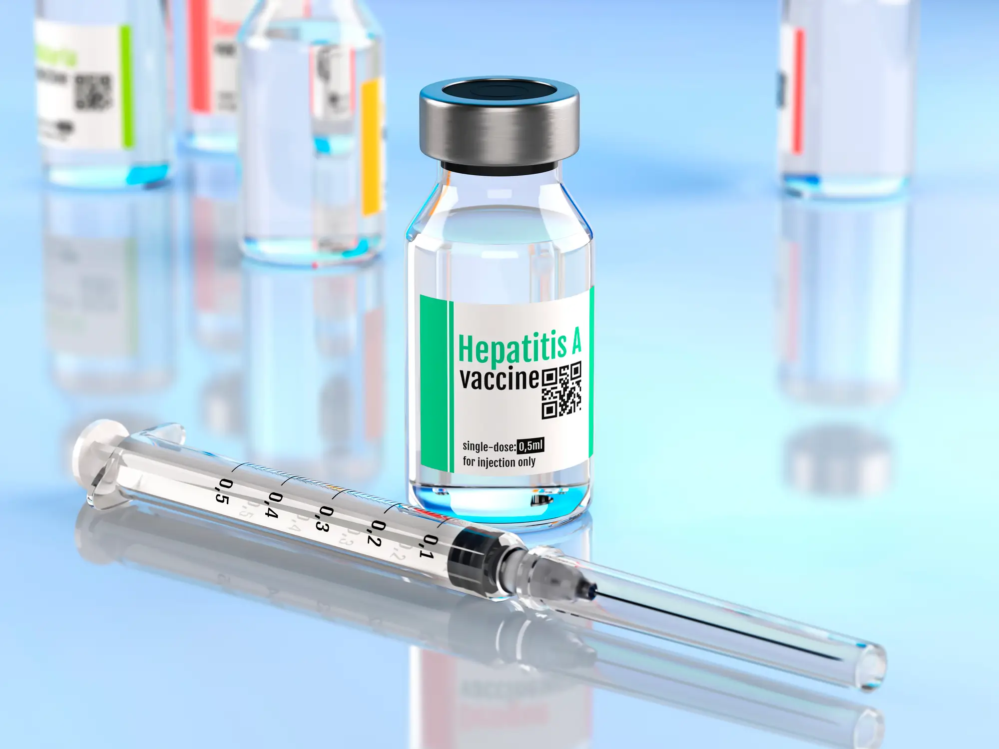 Hepatitis A vaccines aren't routinely given in the UK (SERGII IAREMENKO/SCIENCE PHOTO LIBRARY/Getty Images)