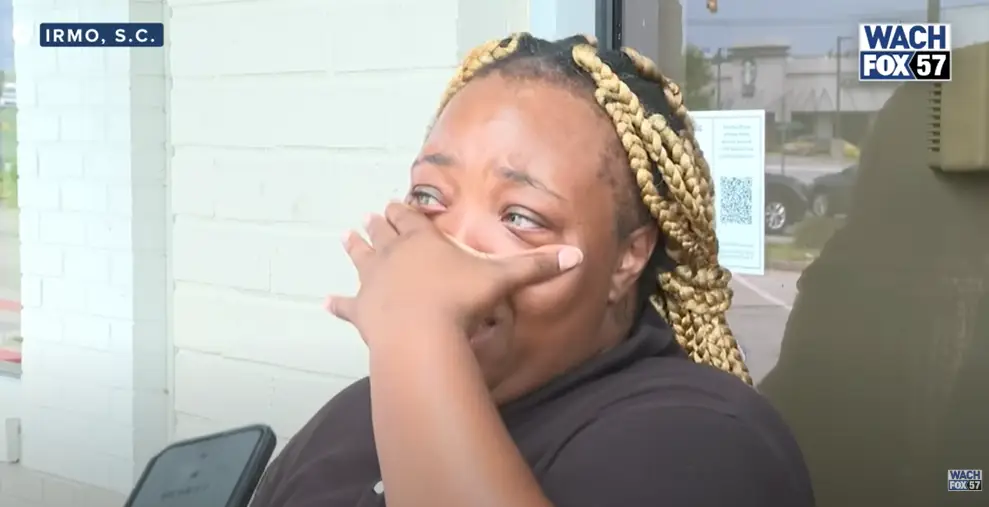 The fast food employee said she worked a lot for her kids (WACH FOX)