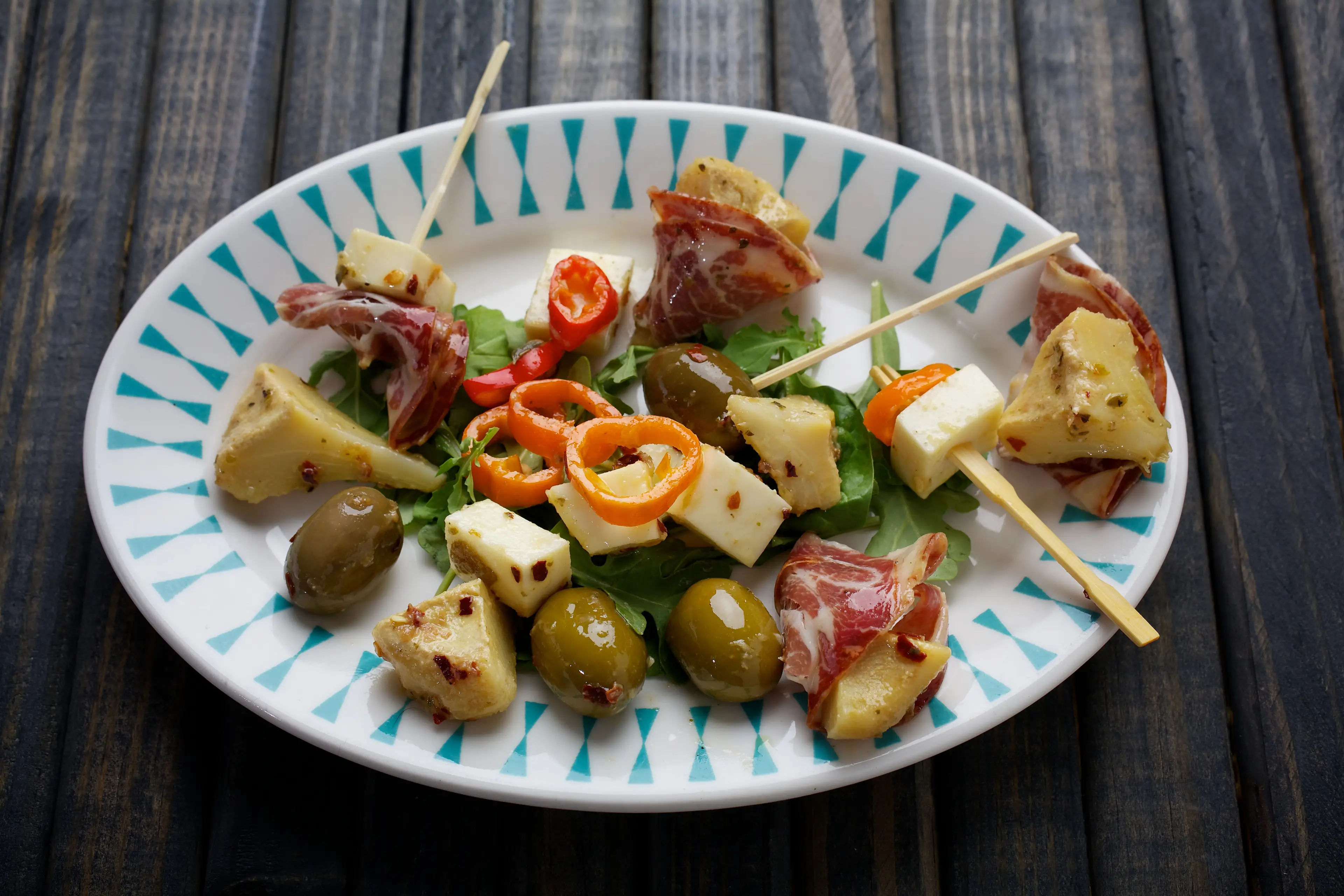 The 'fart salad' includes elements of traditional antipasto (Deb Lindsey for The Washington Post via Getty Images)