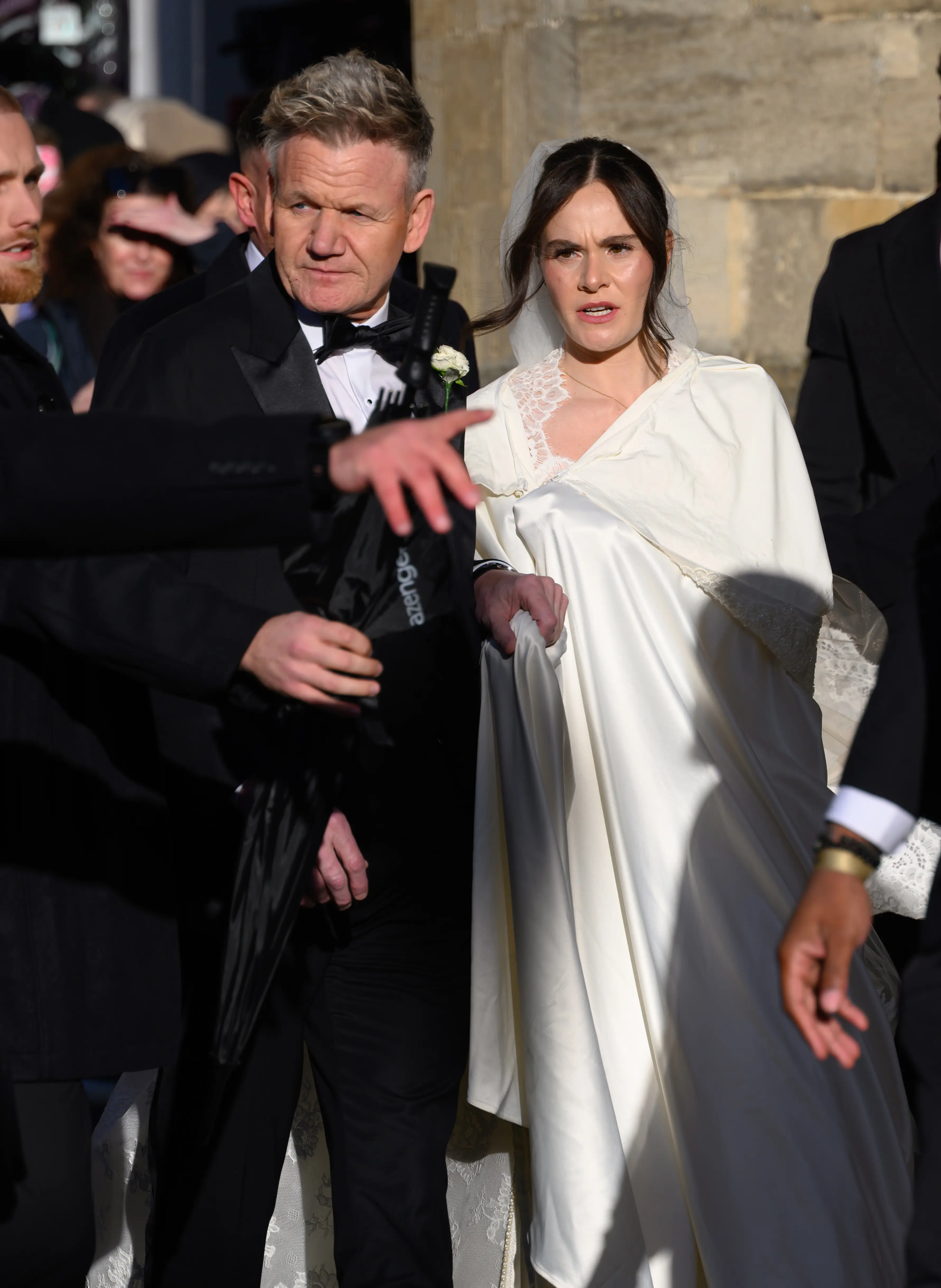 Gordon Ramsay said he cried because of how expensive his daughter, Holly Ramsay's wedding dress was (Karwai Tang/WireImage)