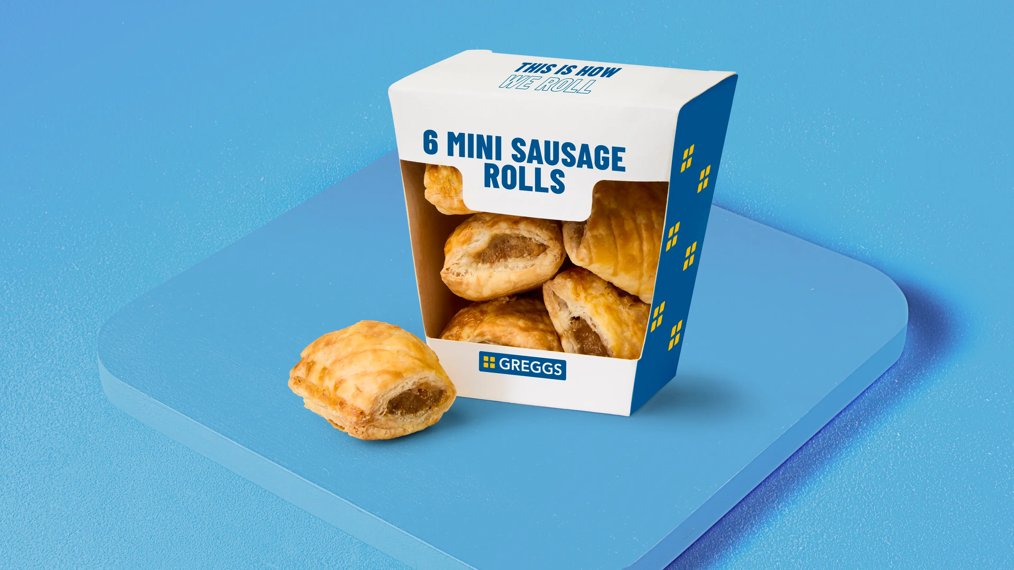 The Mini Sausage Rolls are only available in select regions (Greggs)