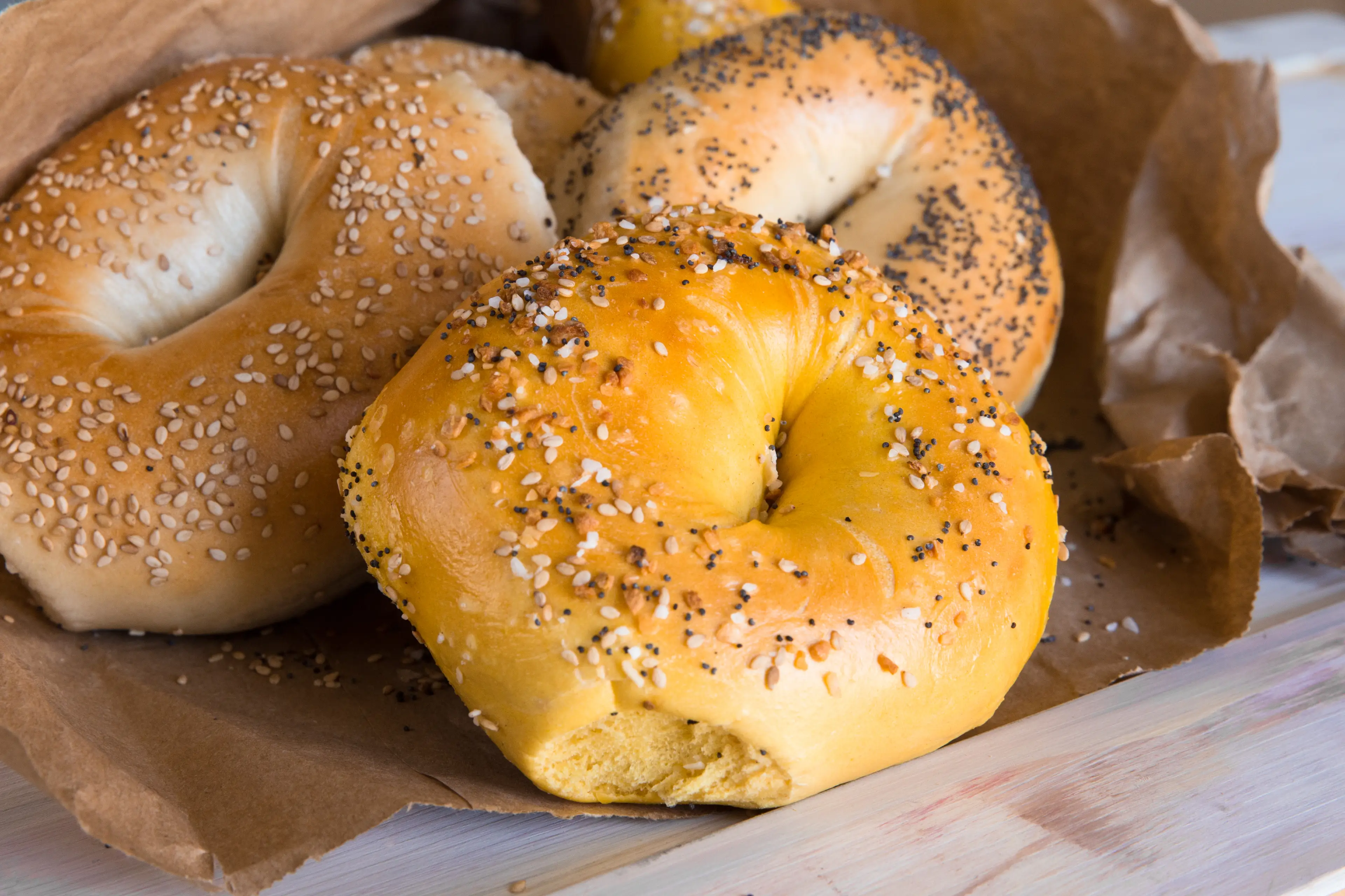 The 'enriched' flour is said to help speed up the bagel making process (Getty Stock Image)