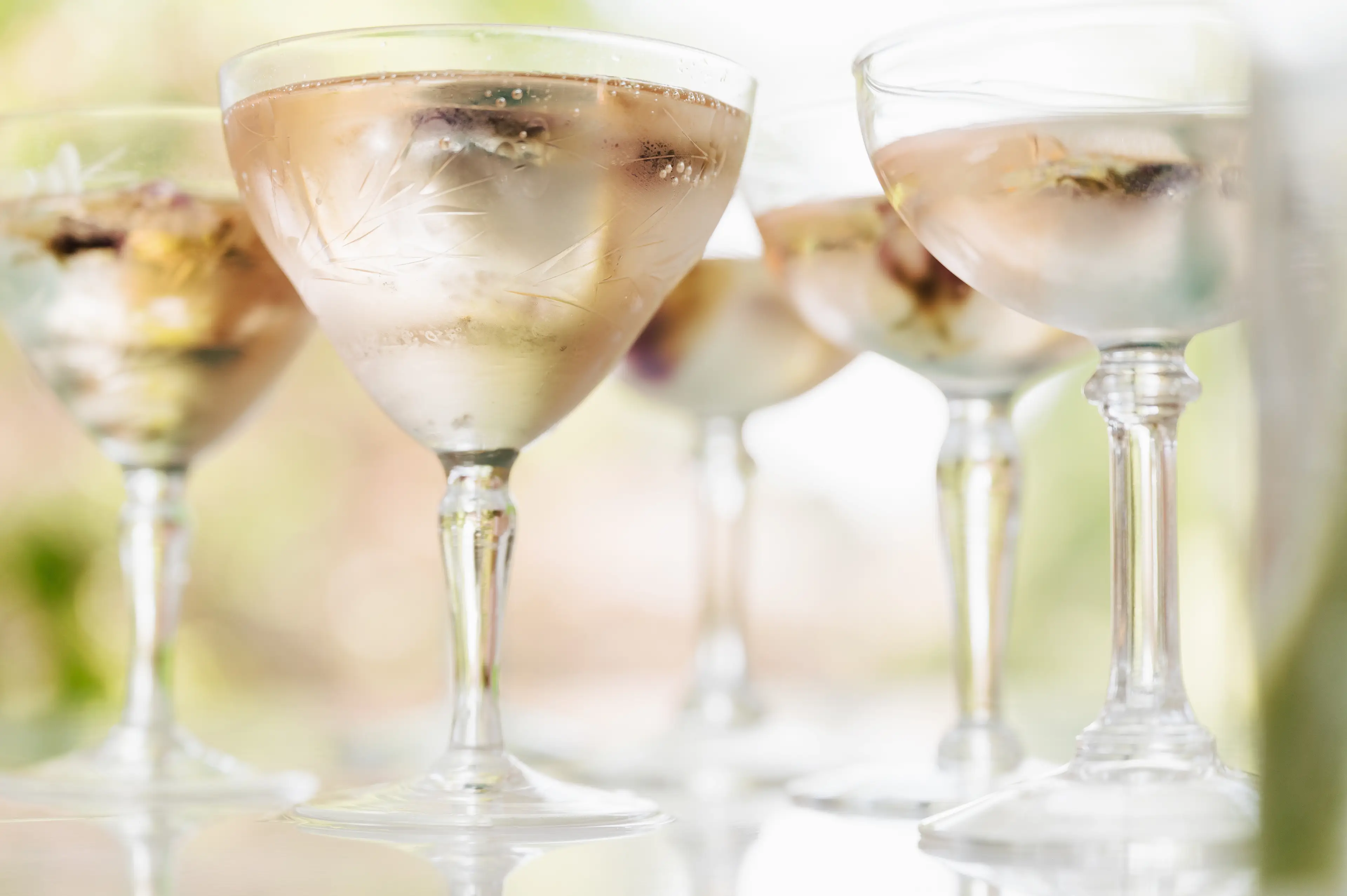 Wine that is so pale that it almost looks grey is known as 'vin gris' (Getty Stock Image)
