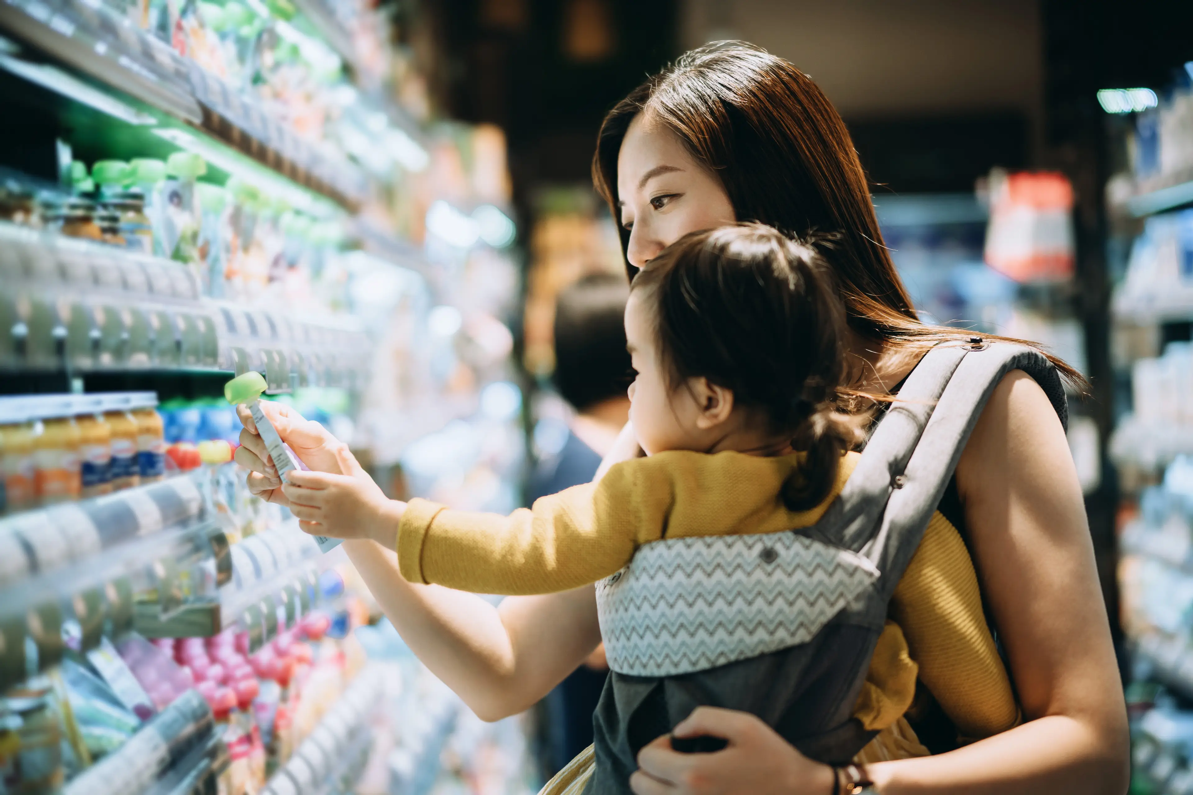The study suggested that children may be being exposed to 'tiny plastic fragments' whenever they consume the pouches (Getty Stock Image)