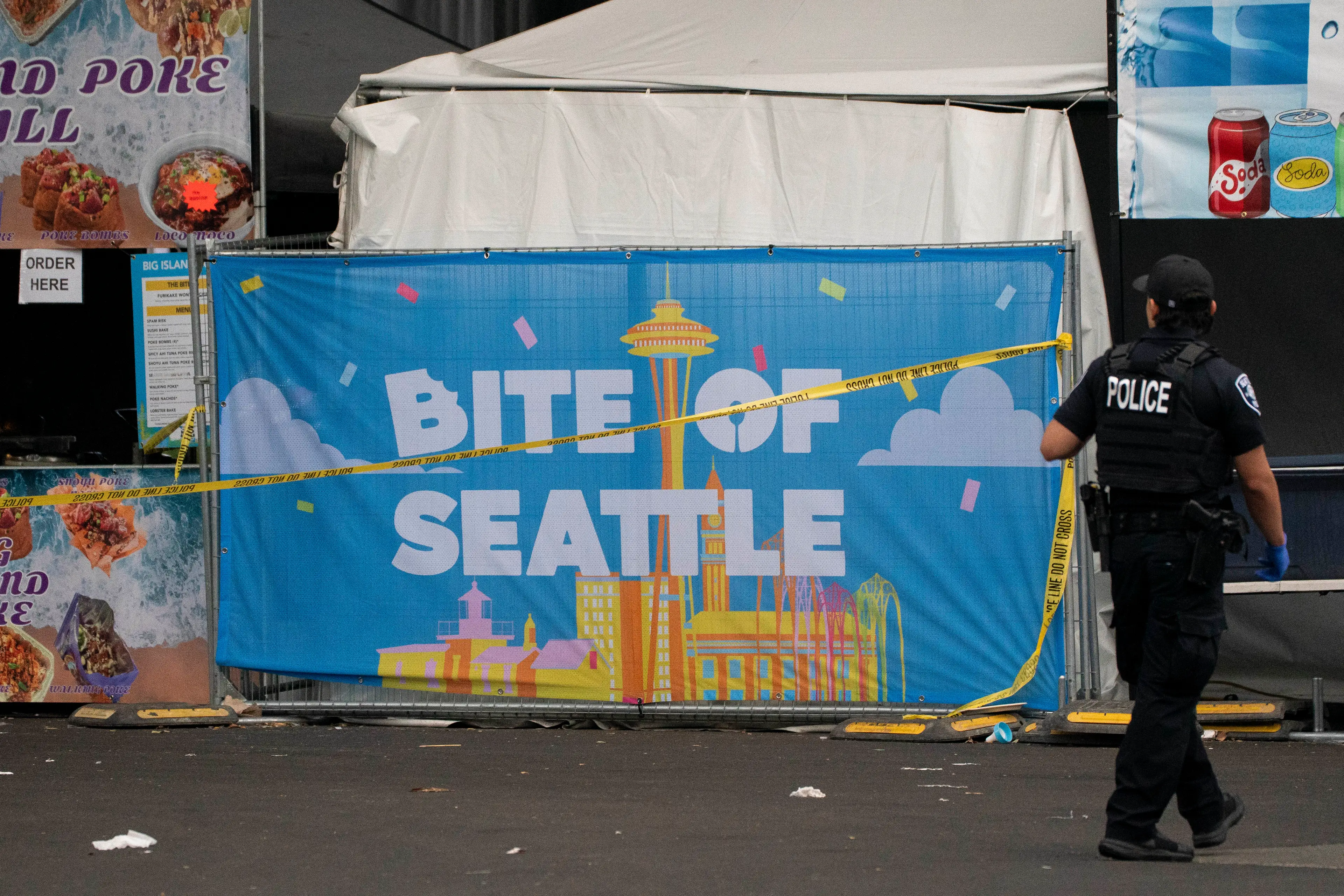 Multiple people were injured and three people have died following a shooting at the Bite of Seattle food festival (David Ryder/Getty Images)