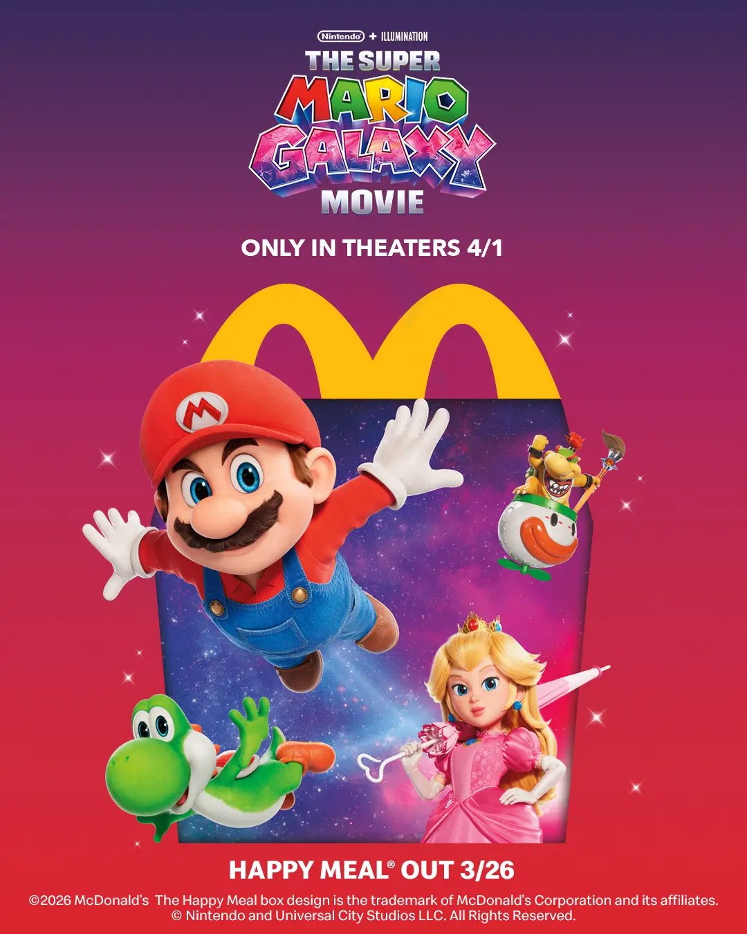The new sequel arrived in cinemas just days after the promotion launched (McDonald's)