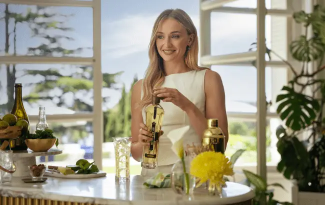 Actress Sophie Turner is a fan of the Hugo Spritz (St-Germain)