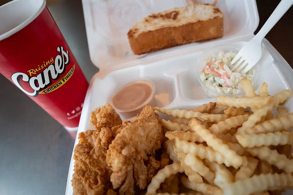 Raising Cane's surpassed KFC's US sales in 2025 (Scott Olson / Staff/Getty Images)