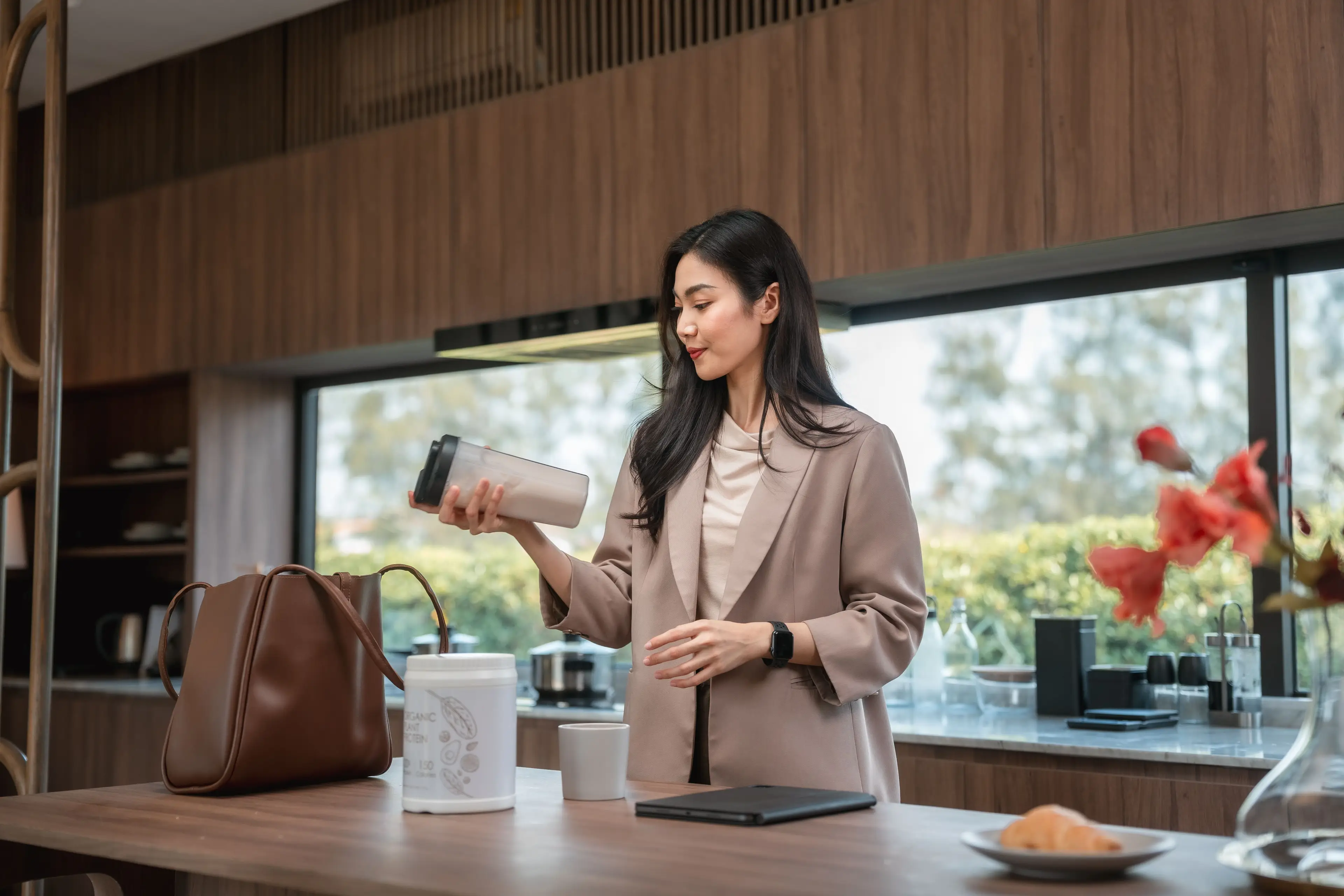 Women under 40 are likely to reach for protein powders and other enriched supplements (Getty Stock Image)