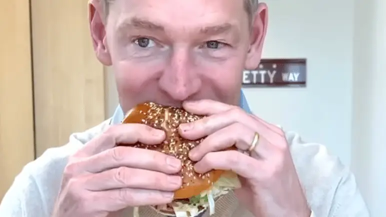 McDonald's CEO roasted over awkward video of him trying his own 'product'