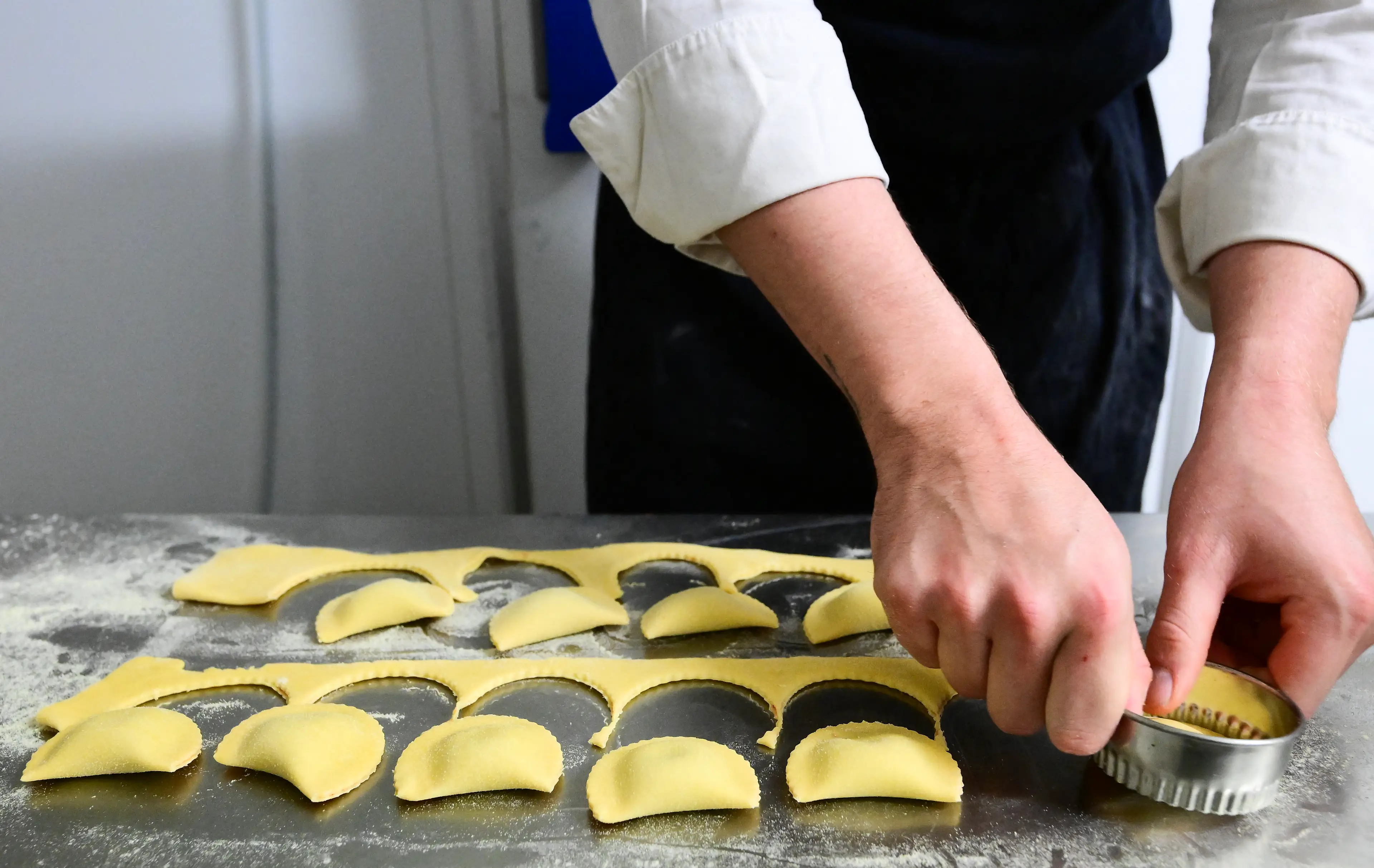 Pasta is also on the menu, which took around year to curate, according to reports (Stefano RELLANDINI / AFP via Getty Images)