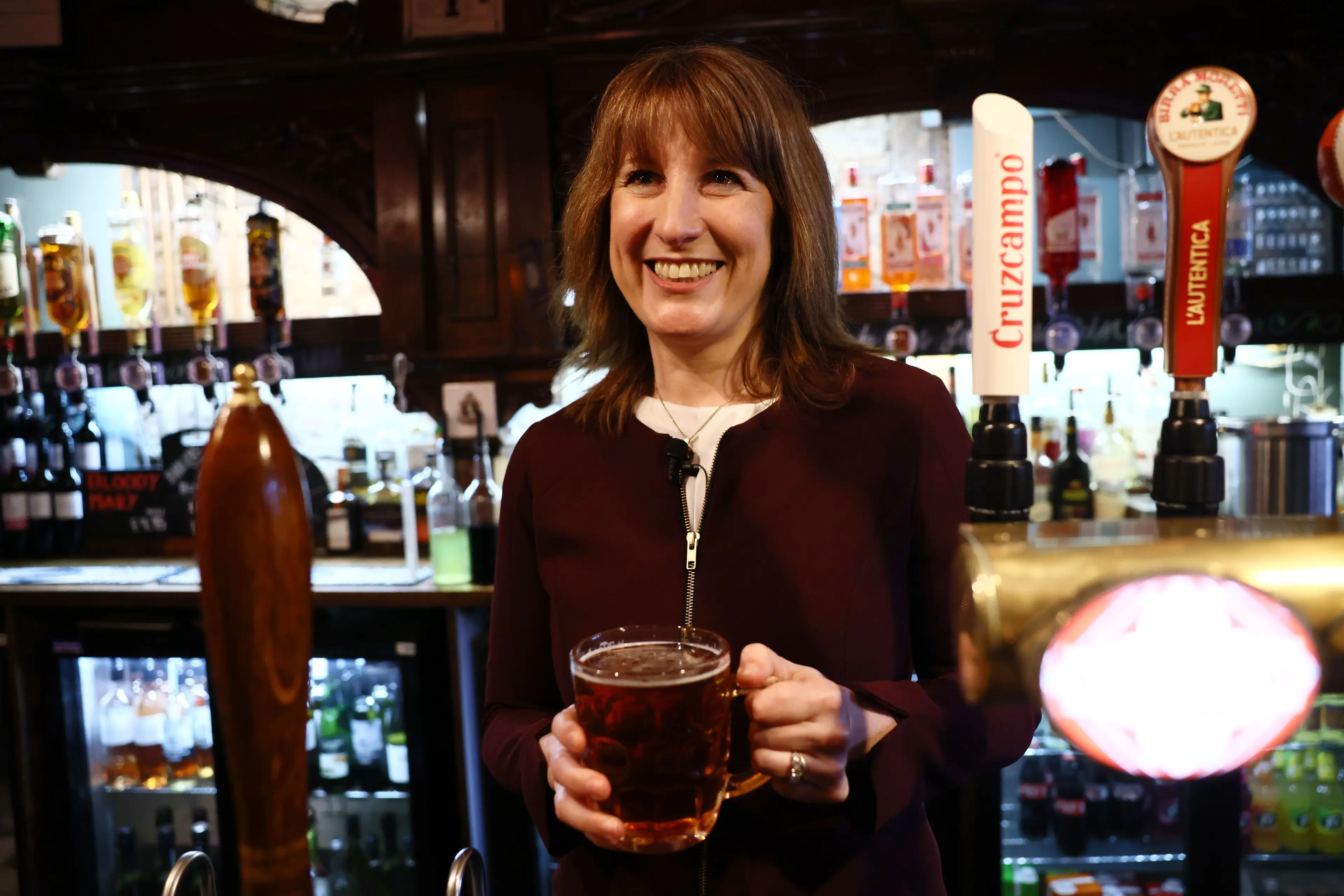 Rachel Reeves announced the new alcohol levies in the November budget (Jack Taylor/Getty Images)