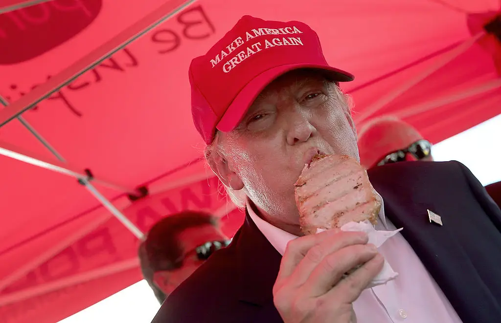Donald Trump is known better for his love of fast food (Photo by Win McNamee/Getty Images)