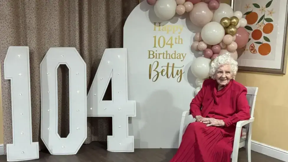 The centurion said the secret to her long life had been eating vegetables and chocolate (Care UK)