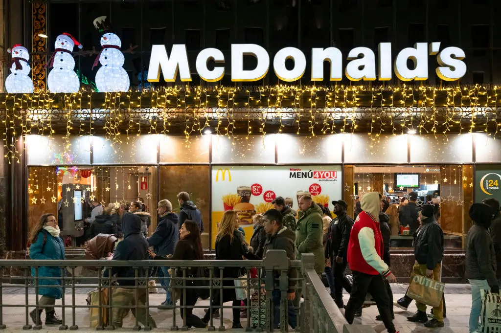 Only select McDonald’s restaurants operate on 25 December each year (SOPA Images/Getty Images)