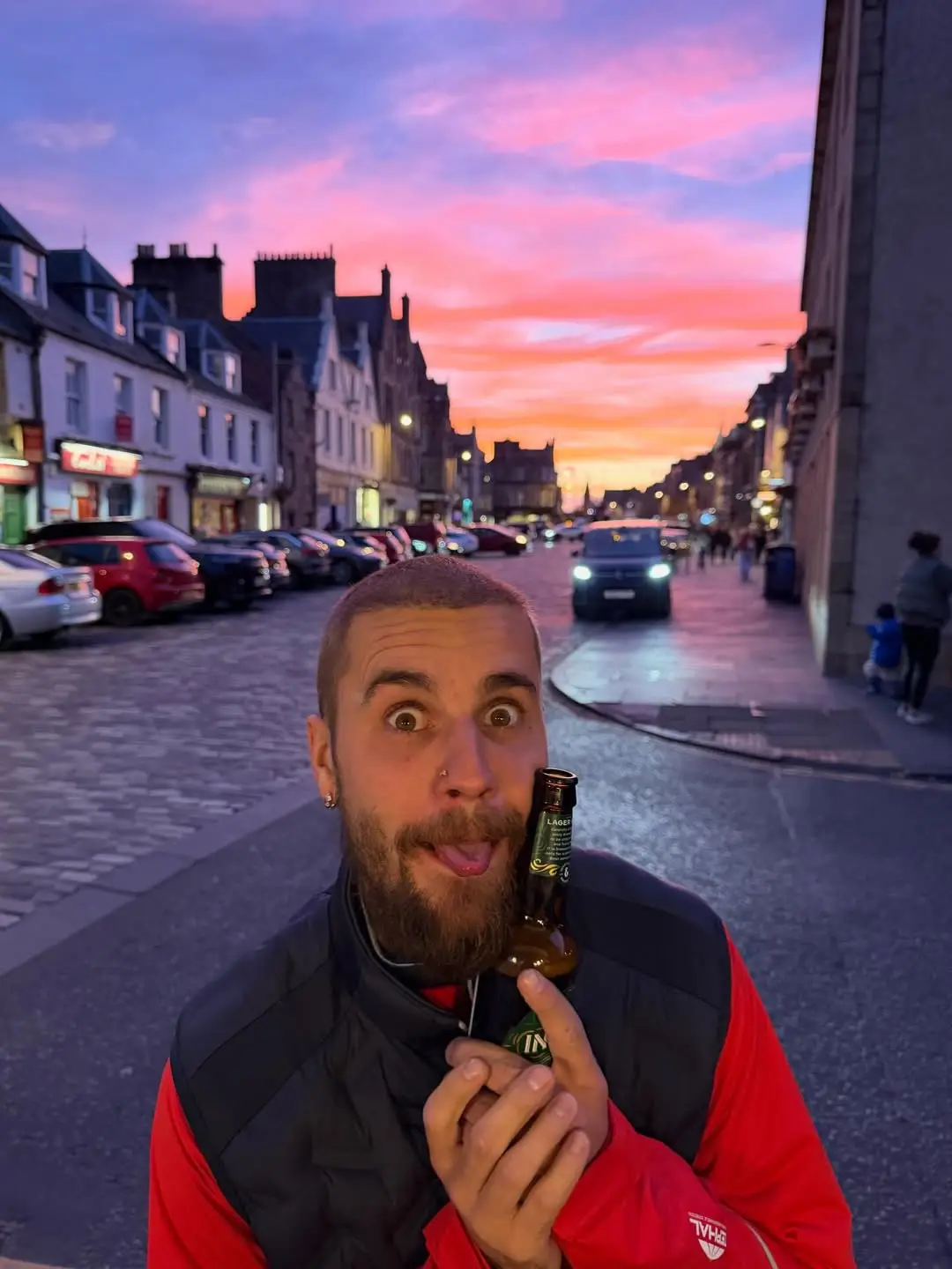 Bieber was in Scotland and couldn't resist some local cuisine (Getty Images/MEGA/Contributor)