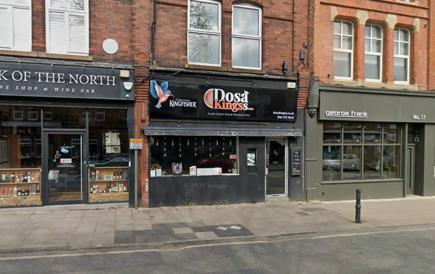 Dosa Kingss in Sale, Greater Manchester (Google Maps)