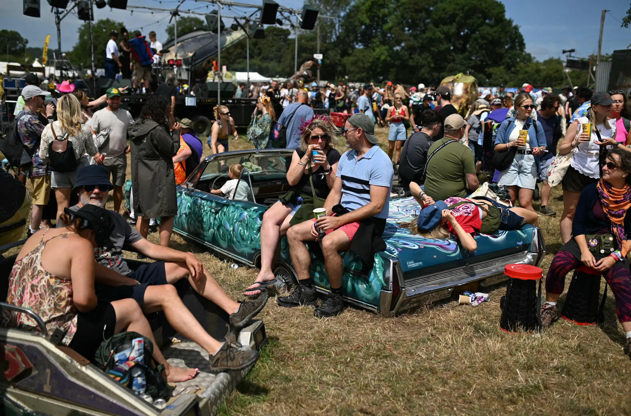 Worthy Farm has opened its gates for 2025 (OLI SCARFF/AFP via Getty Images)