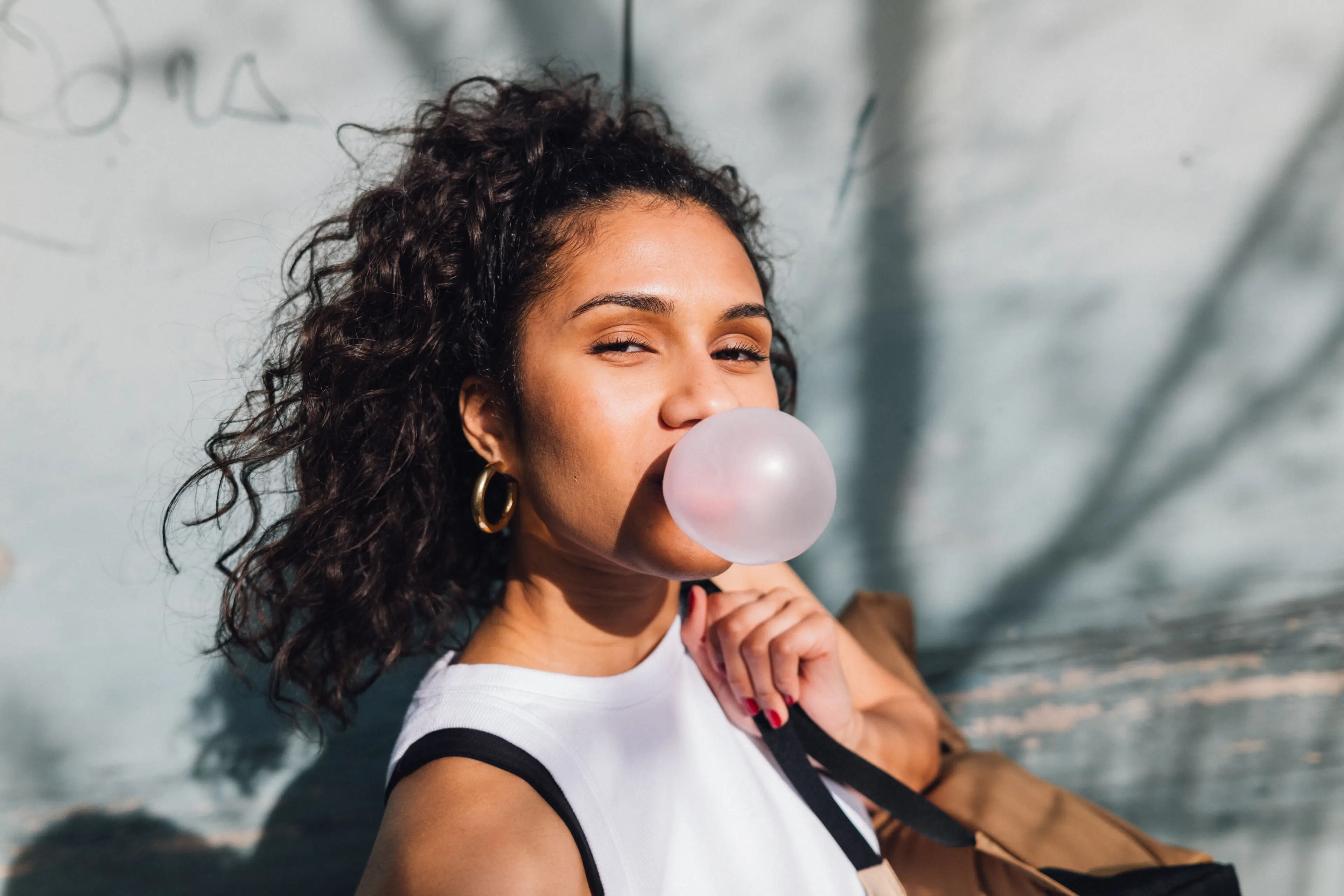 Your bubblegum habit may be the reason why you're so gassy (Getty Stock Image)