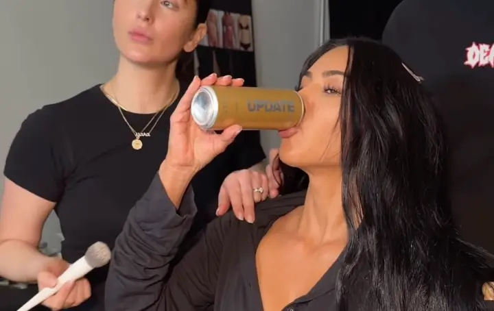 The drink claims to give you the energy without the jitters (Instagram/ @kimkardashian)