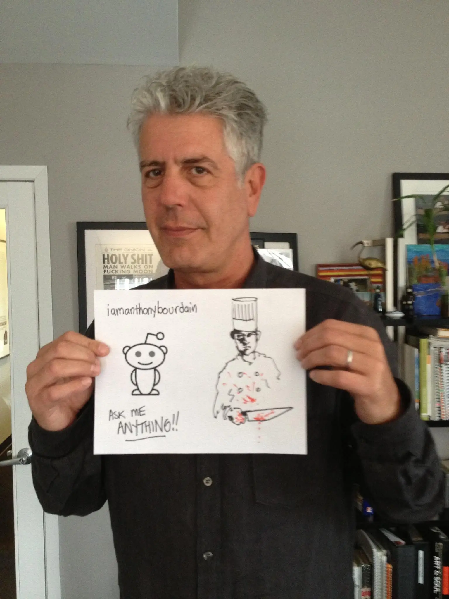Anthony Bourdain was onced asked about the show on Reddit (Facebook/Anthony Bourdain)