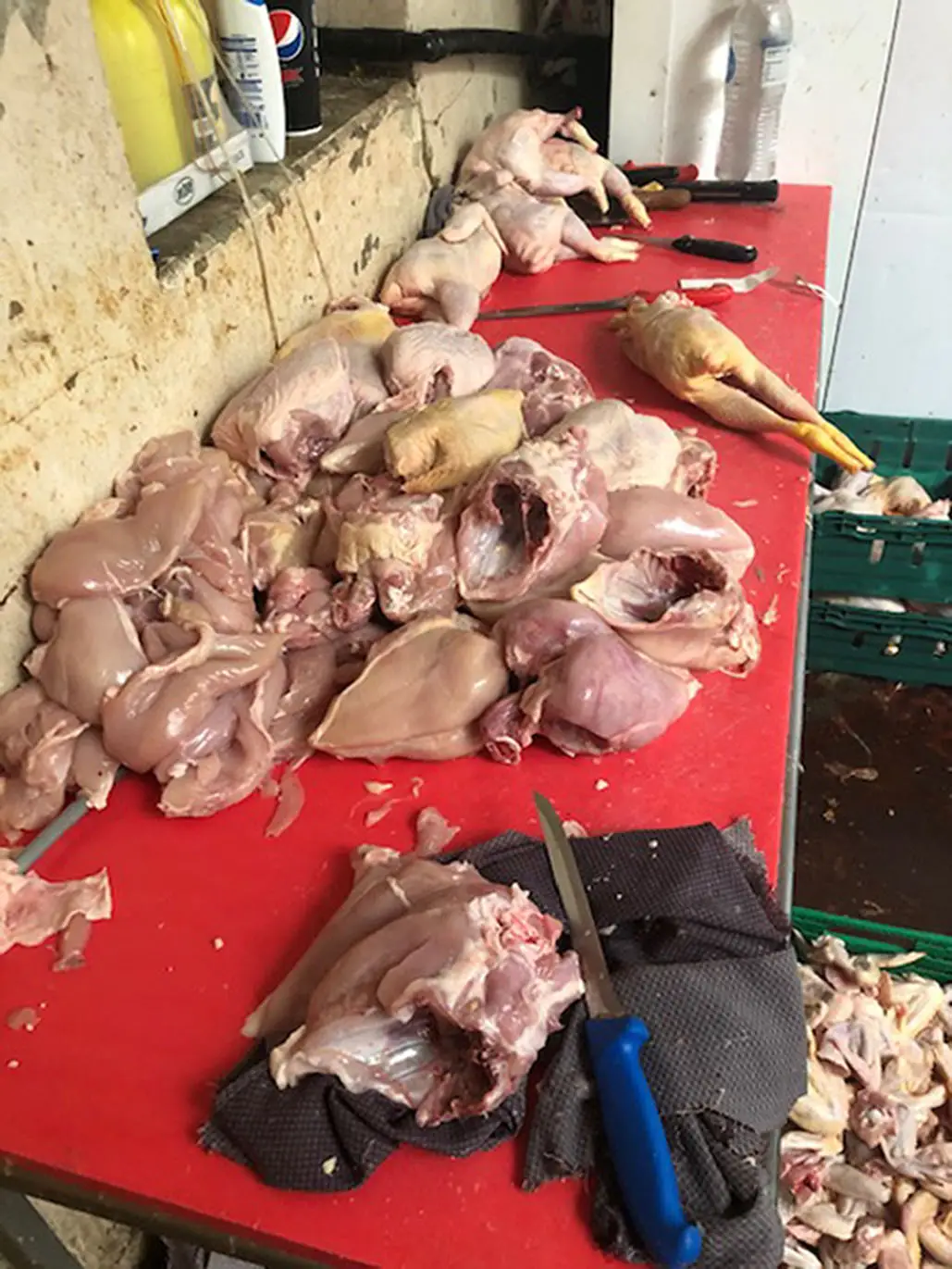 Rotten meat was being prepared for unsuspected shoppers (Southwark Council/PA)
