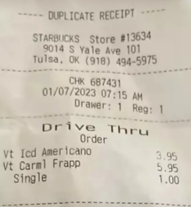 The order was placed on January 7th 2023 (WSLS 10)