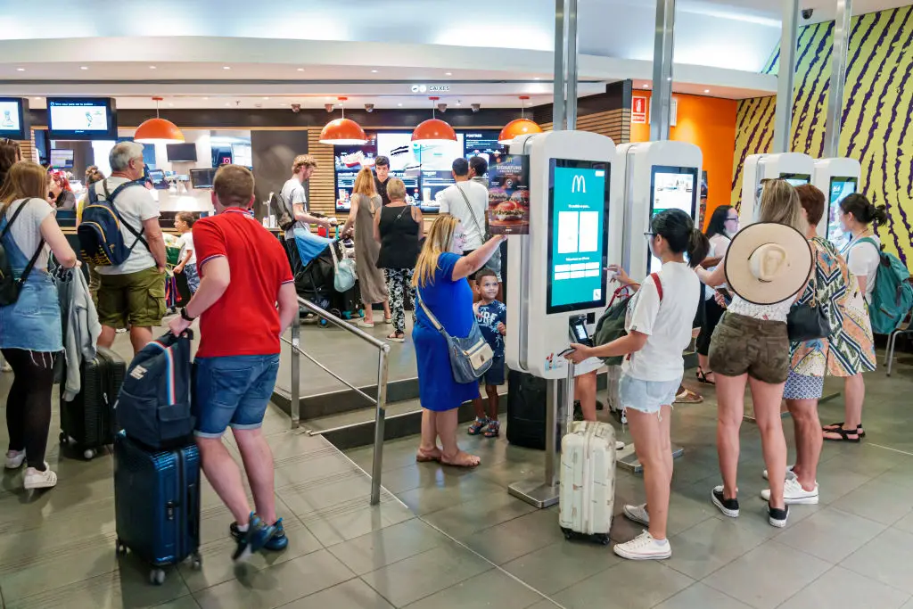 The McDonald's was the site of a brawl between local students (Jeff Greenberg / Contributor/Getty Images)