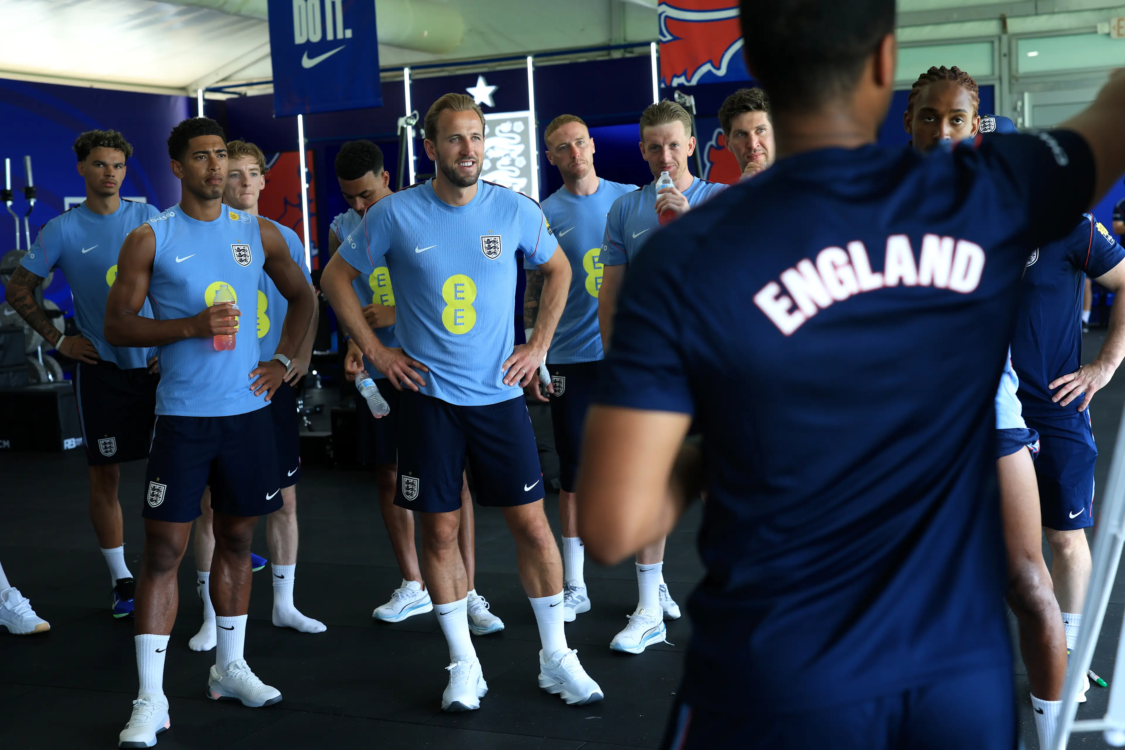 The team, including Harry Kane, has touched down in Florida (Eddie Keogh - The FA/The FA via Getty Images)