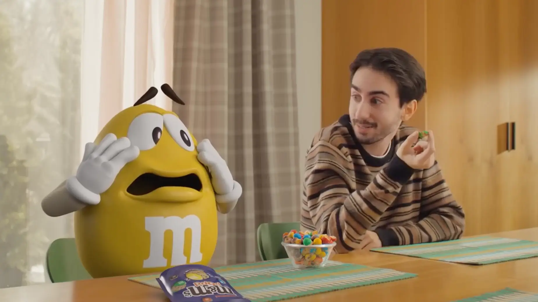 Simmons has been voicing the character for three decades (M&M's)