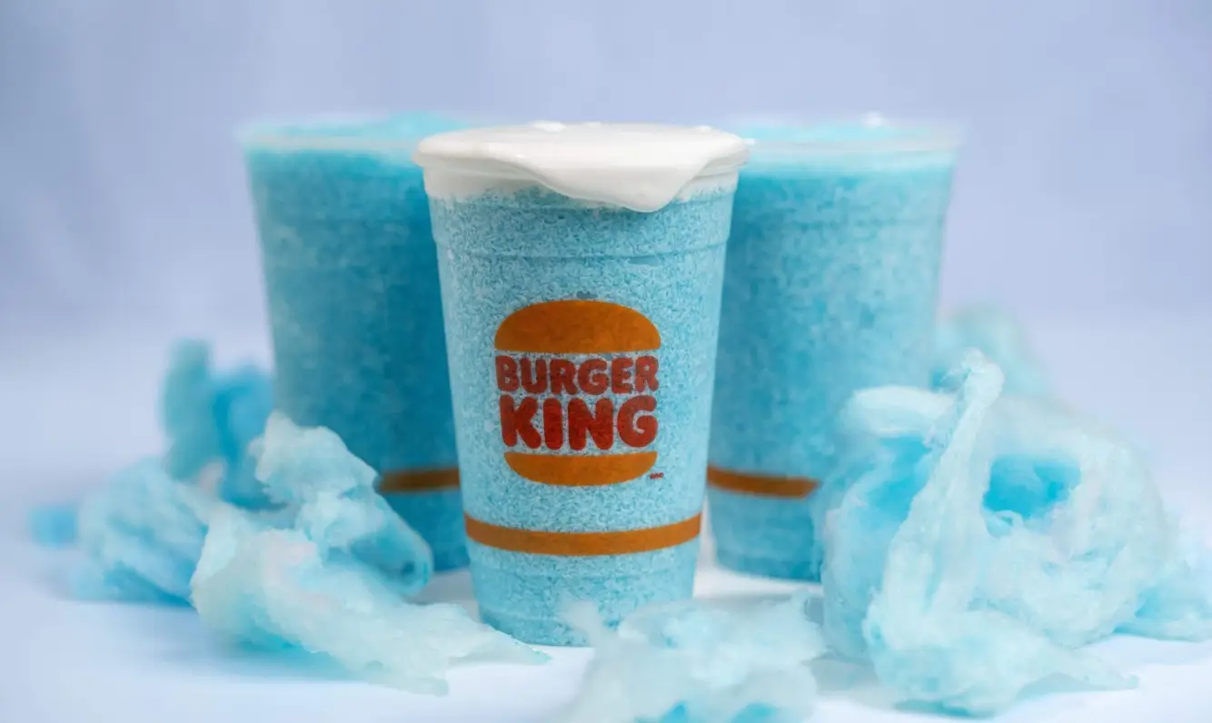 The Frozen Cotton Candy Cloud returns on 14 July 2025 (Burger King)