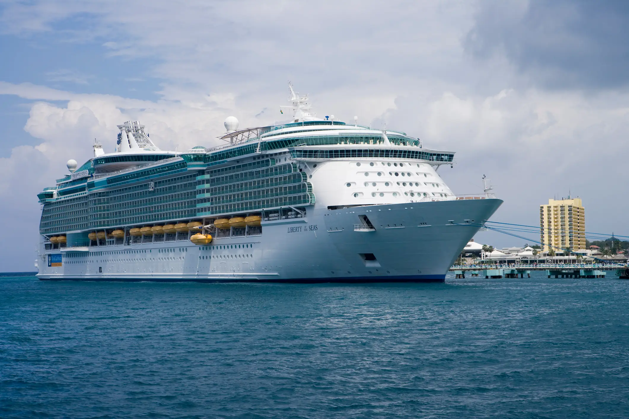 A Royal Caribbean cruise ship - Holger Leue via Getty Images