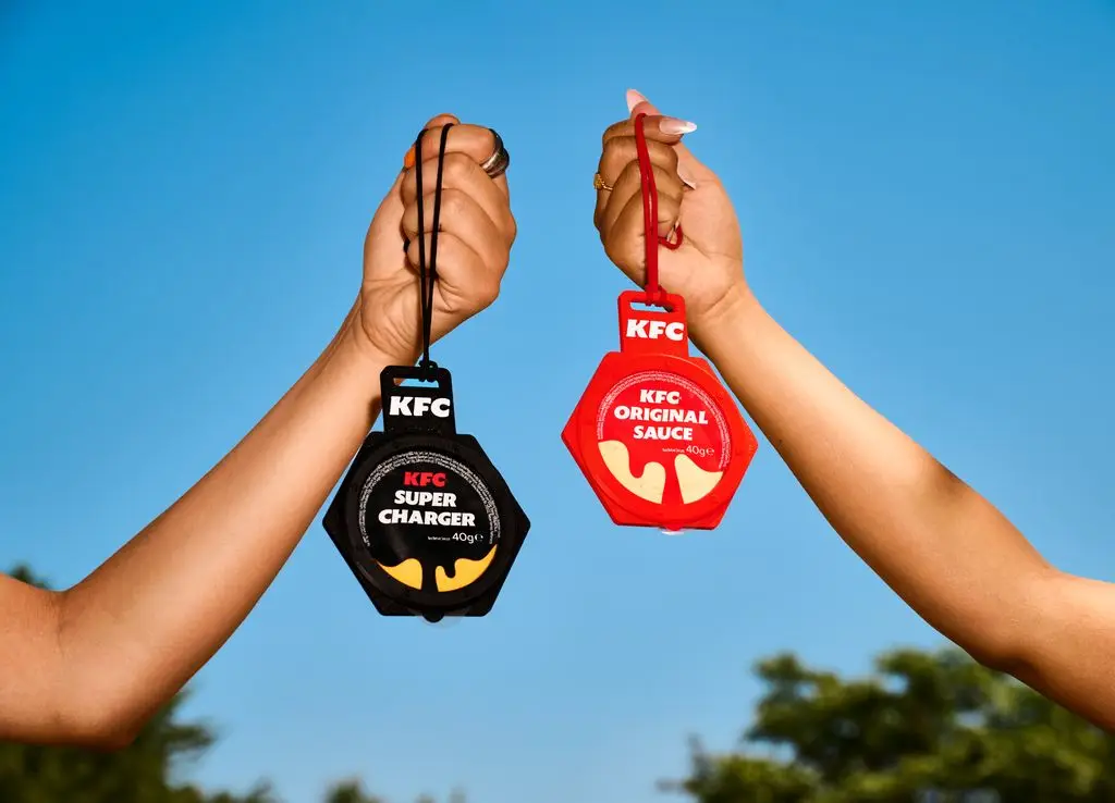 KFC is releasing Sauce Pockets for London Fashion Week (KFC)