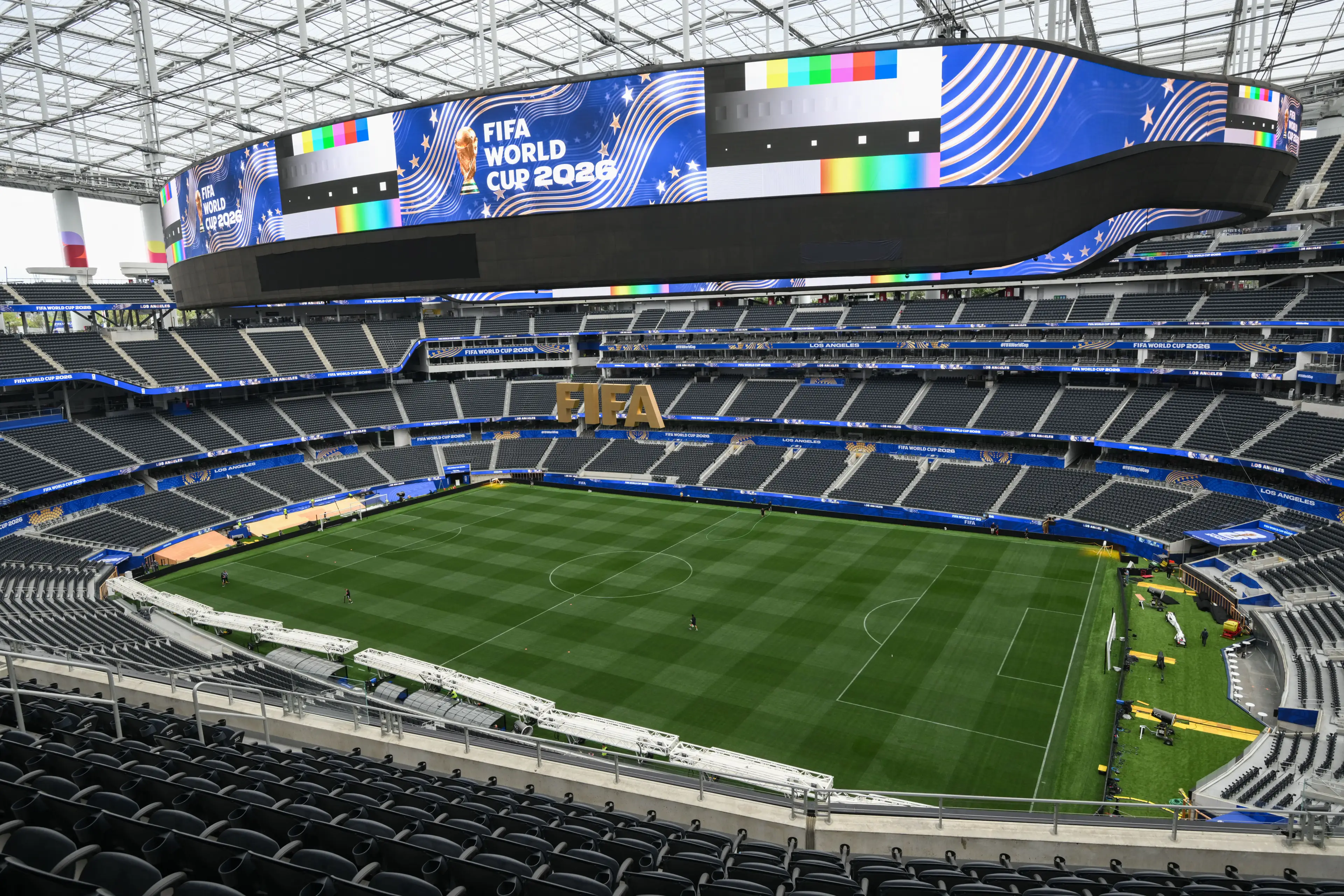 The SoFi Stadium will not permit tailgating (Patrick T. Fallon / AFP via Getty Images)