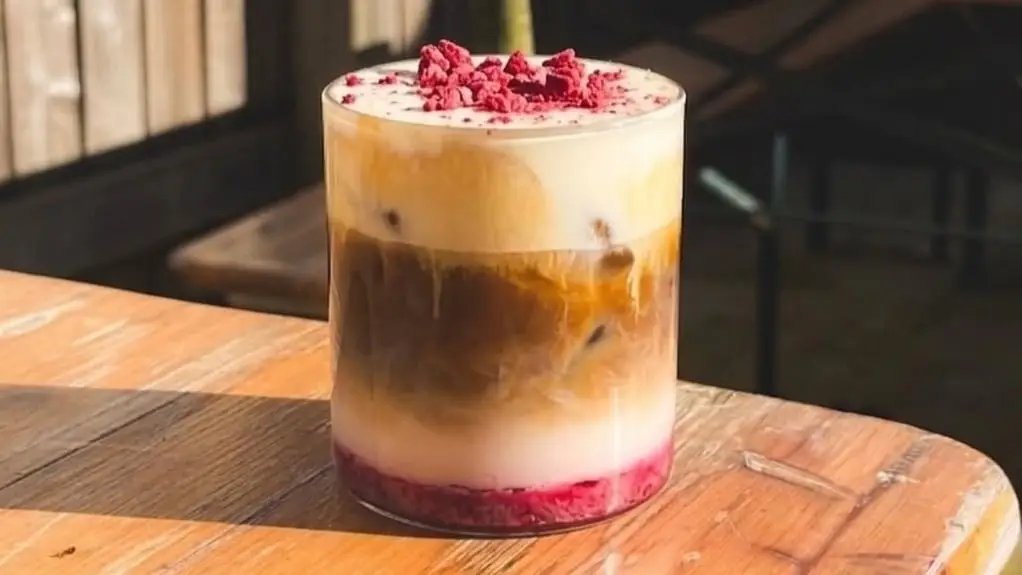 The viral Raspberry Danish Latte that's suddenly appearing on menus worldwide