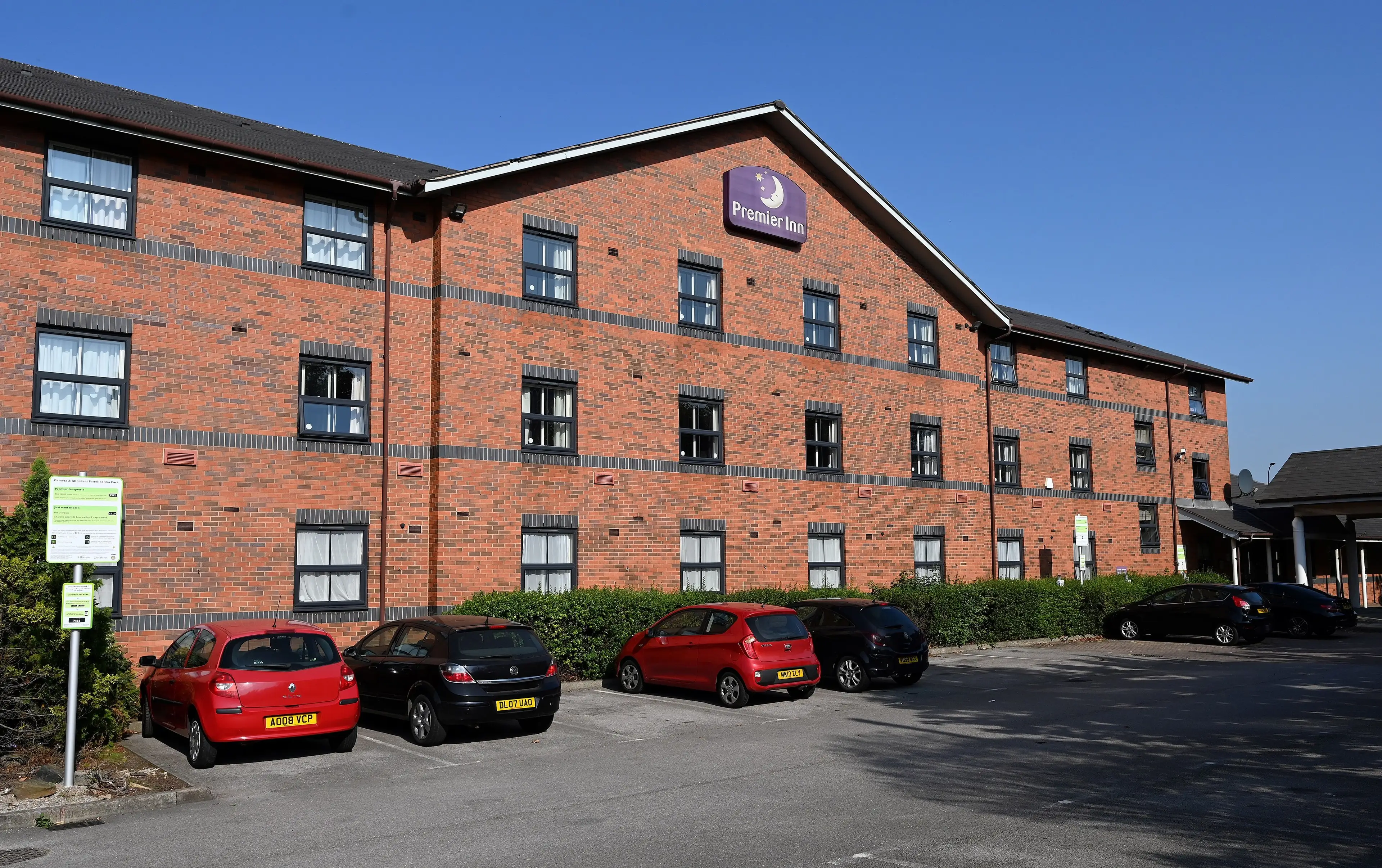 Some staff will be able to work at Premier Inn, the company said (Paul ELLIS / AFP)