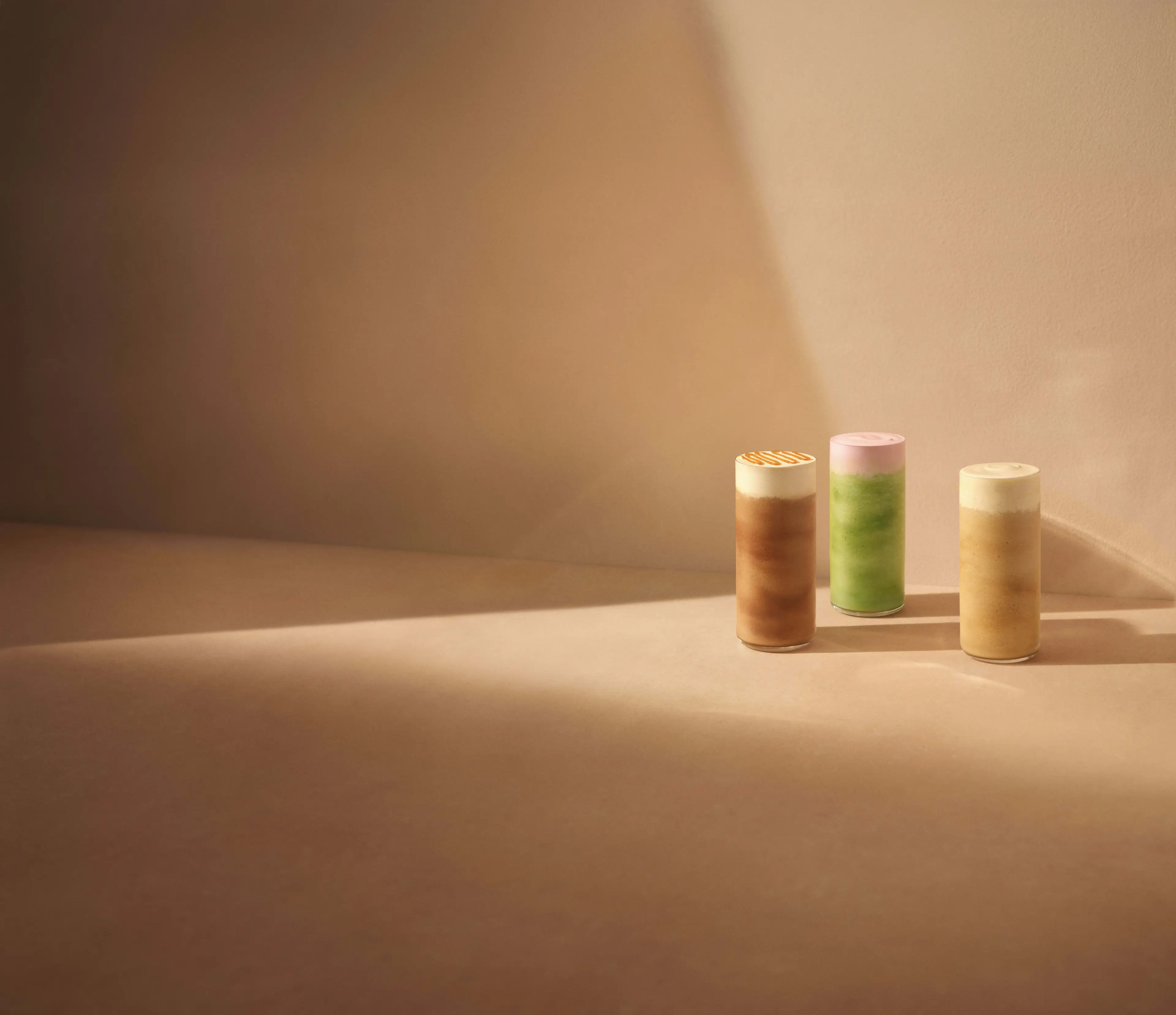 The new Starbucks Cloud Frappuccino comes in three flavours (Starbucks)