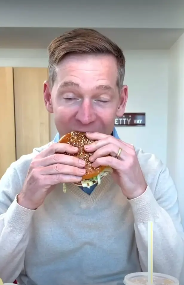 The McDonald’s boss says social media now demands a thick skin (Instagram/chrisk_mcd)