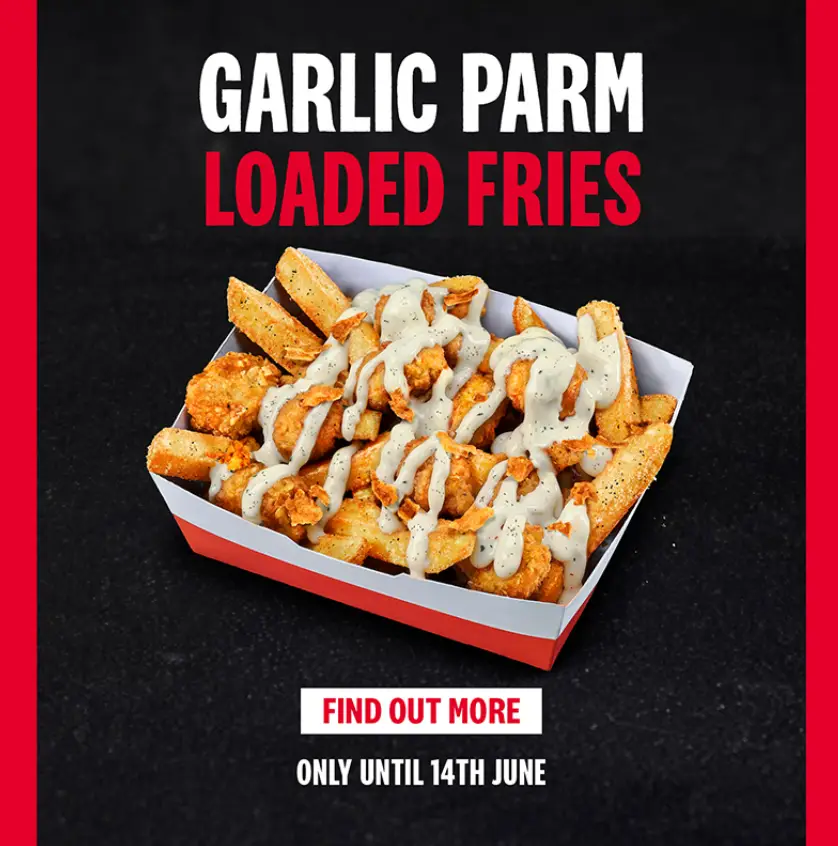 KFC’s new loaded fries join the limited-edition Subs range, as well (KFC)