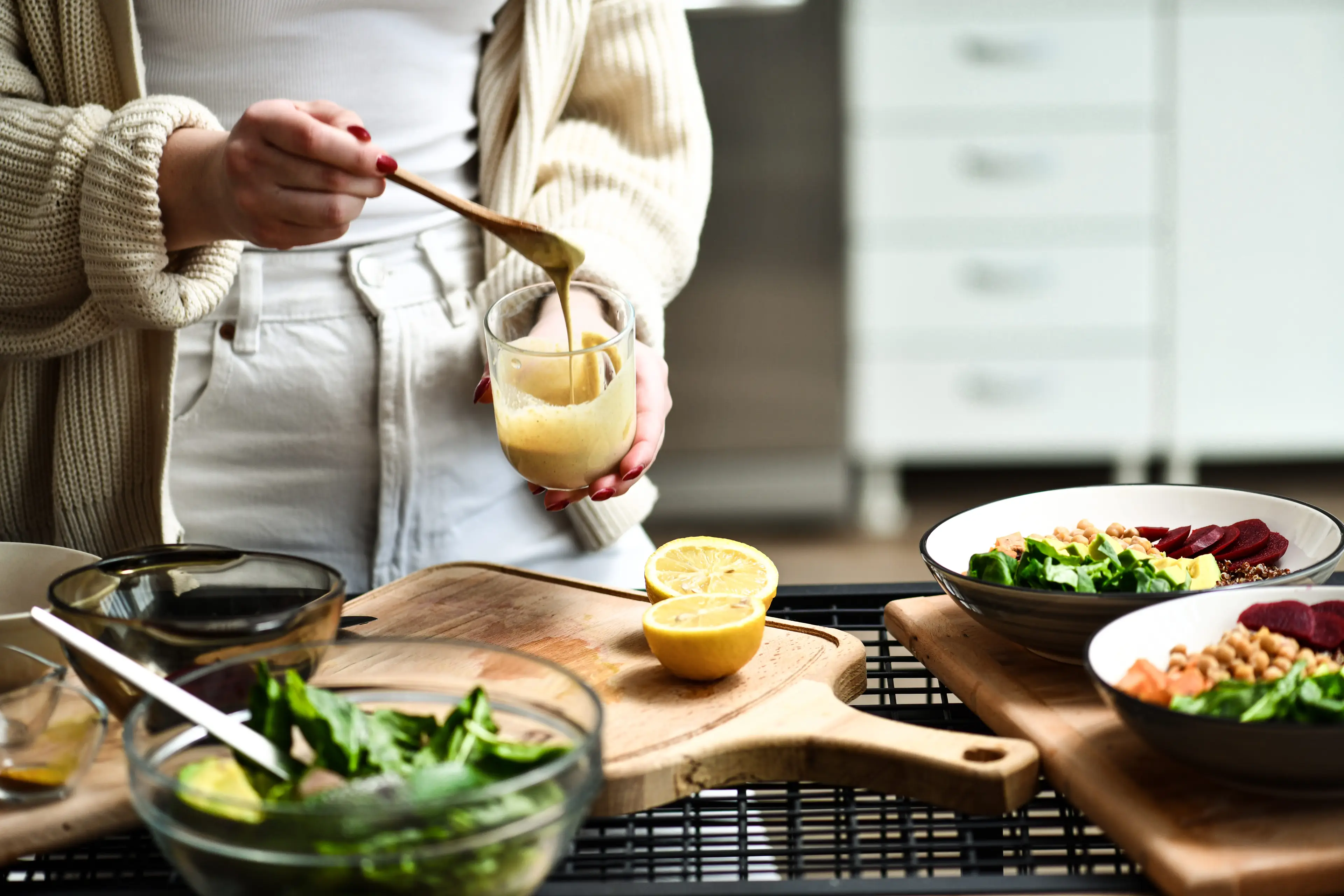 You can usually tell that your salad dressing is off by smelling it (Getty Stock Image)