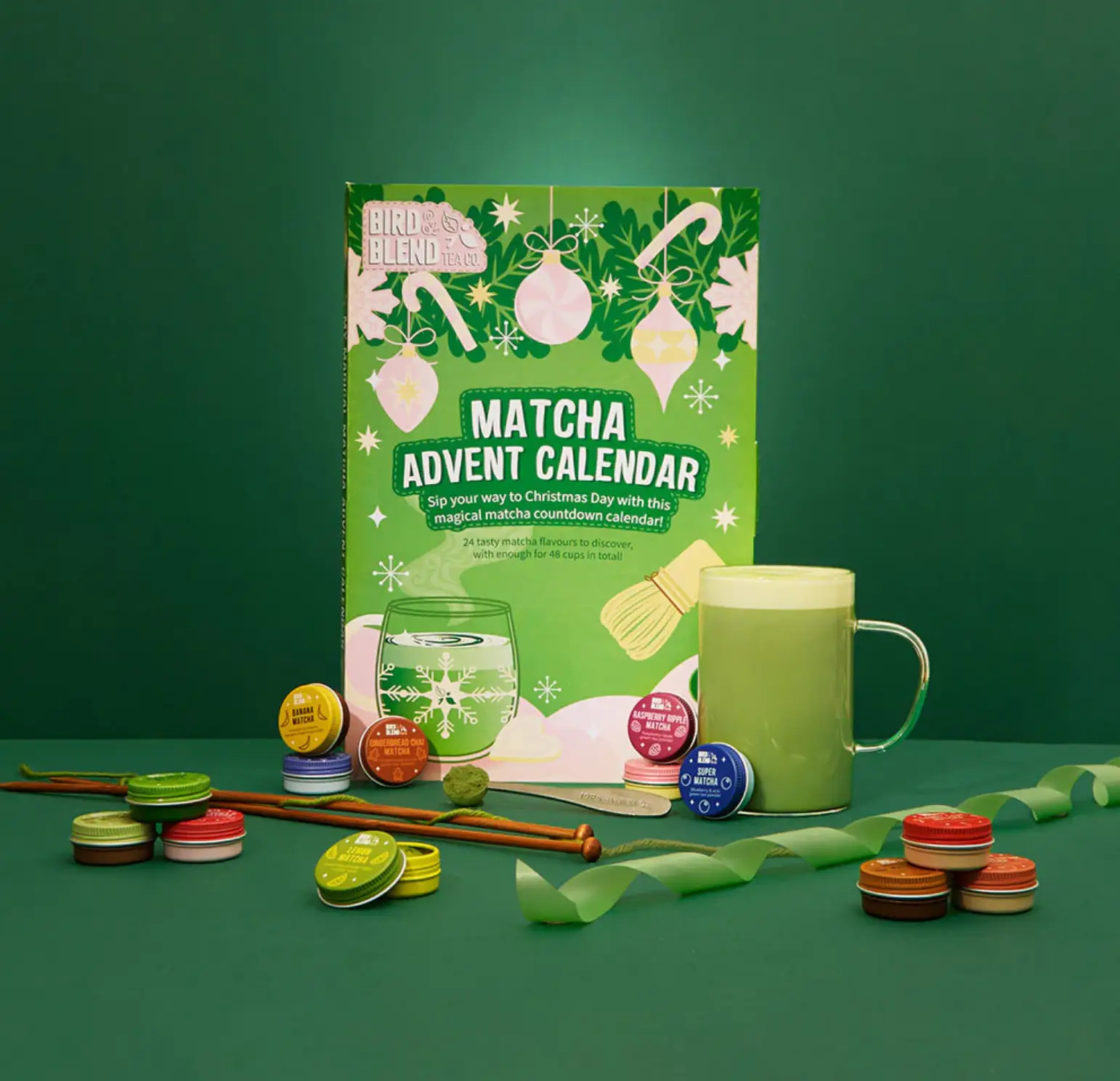 A matcha advent calendar has already got people excited for Christmas. (Bird and Blend Tea)