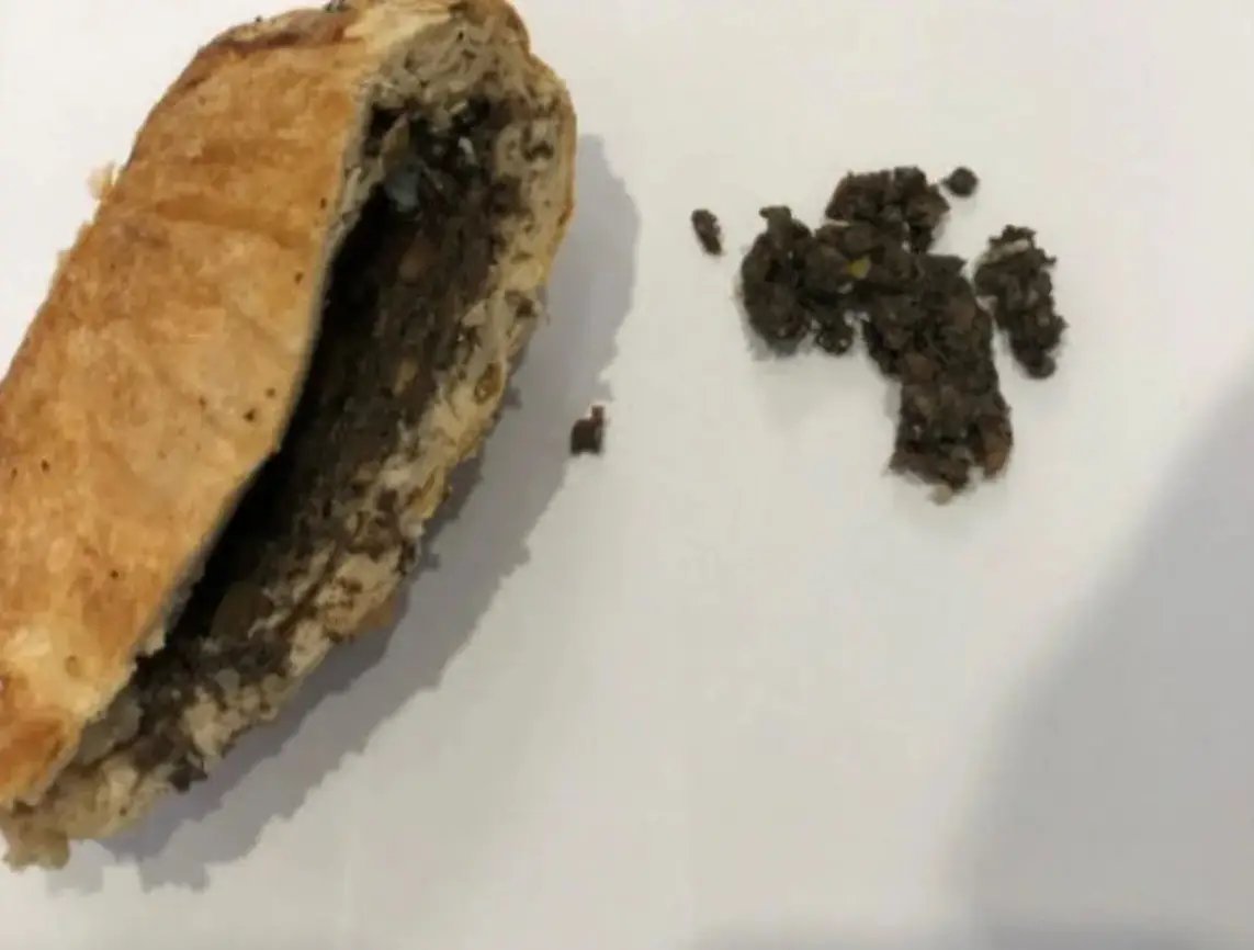 The remains of the fatal beef wellington laced with death cap mushrooms (Victoria Supreme Court)