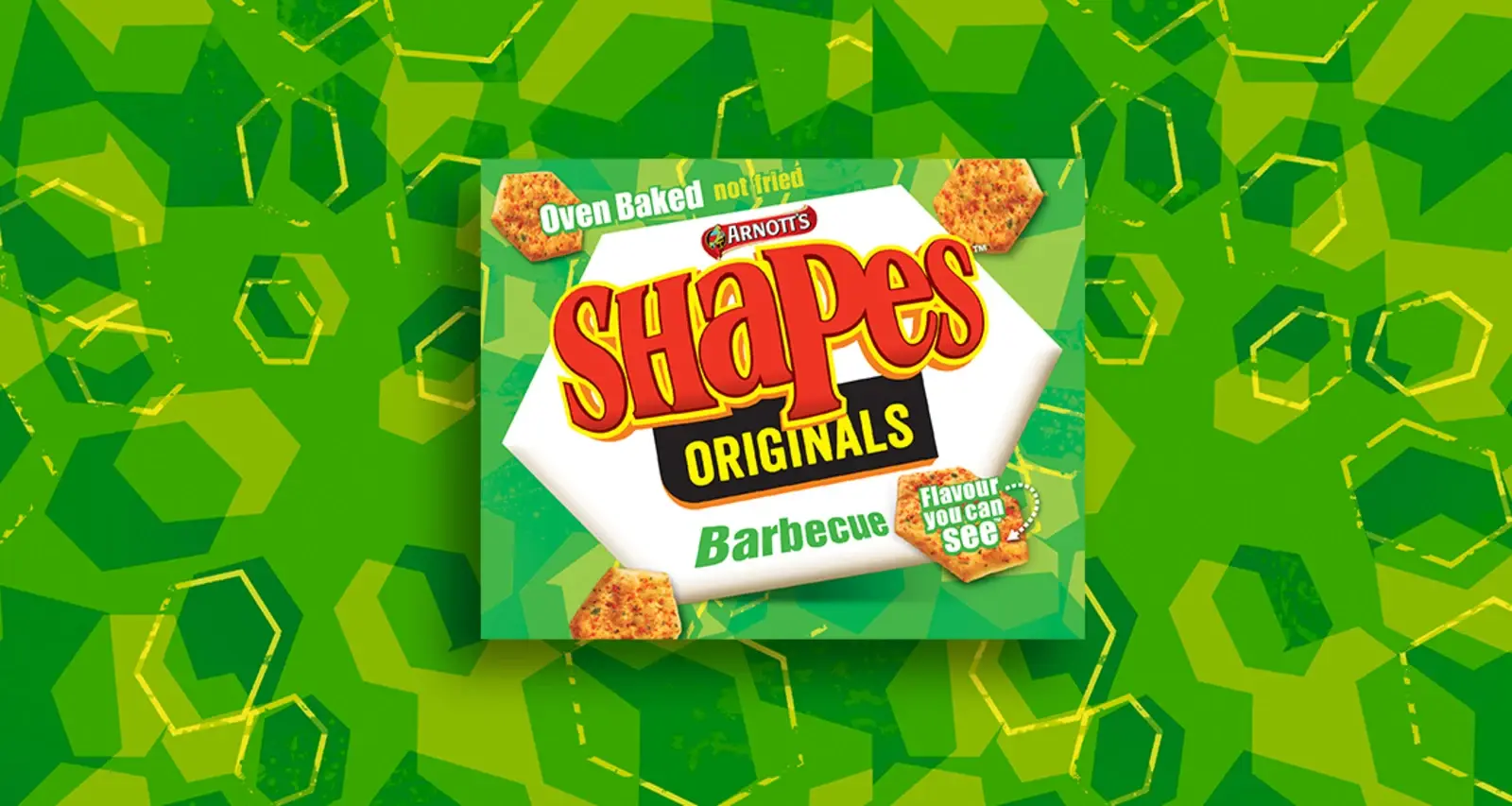 Three Arnott's Shapes flavours have launched in a trio of UK supermarkets (Arnott's Shapes)
