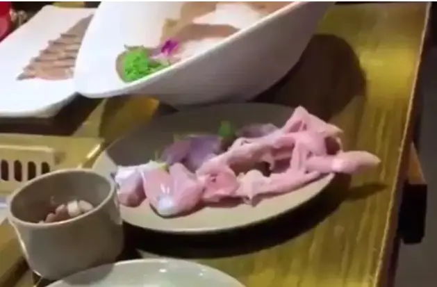 'Zombie' meat tries to flee the scene (Facebook)