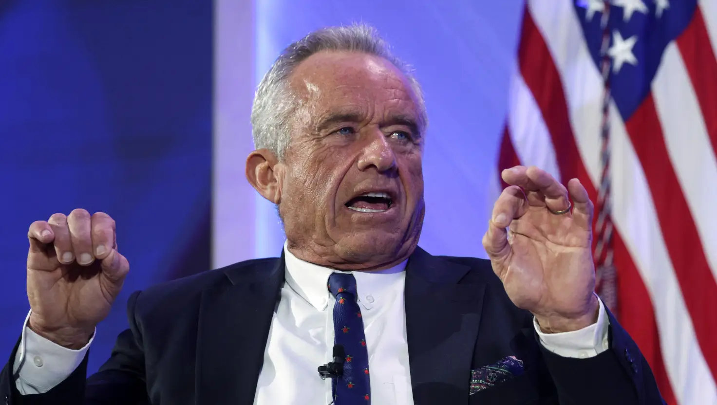 Robert F Kennedy Jr. is set to release dietary information to 'end' the 'war' on saturated fat (Alex Wong/Getty Images)